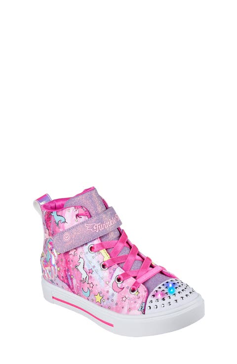 Kids' Twinkle Sparks Light-Up High Top Sneaker (Walker, Toddler & Little Kid)