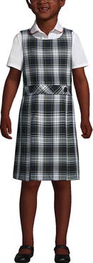 Lands' End Girls Uniform Plaid Jumper