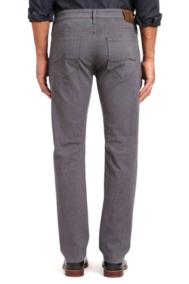 Cool Slim Straight Leg Twill Pants, Alternate, color, GREY DIAGONAL