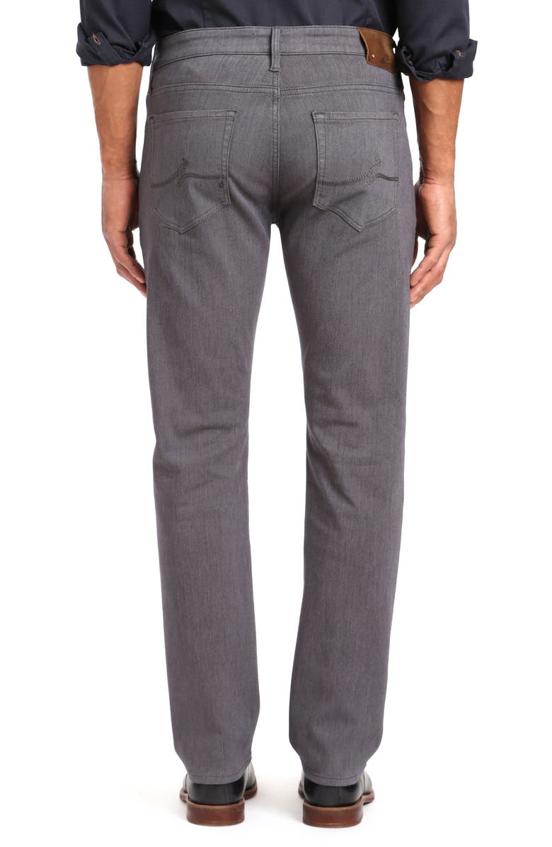 34 Heritage Cool Slim Straight Leg Twill Pants, Alternate, color, Grey Diagonal