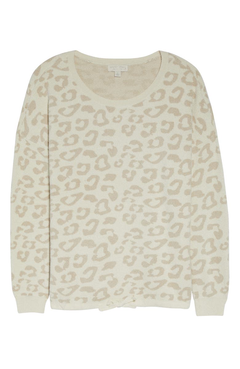 Barefoot Dreams<sup>®</sup> CozyChic Ultra Lite<sup>™</sup> Print Pullover, Alternate, color, Cream-Stone
