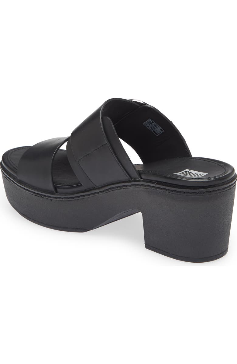 FitFlop Pilar Leather Platform Sandal, Alternate, color,