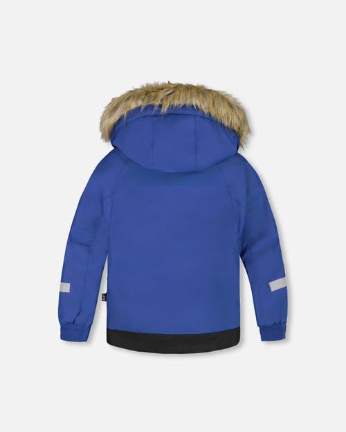 Deux Par Deux Boy Two-piece Play Snowsuit In Multi
