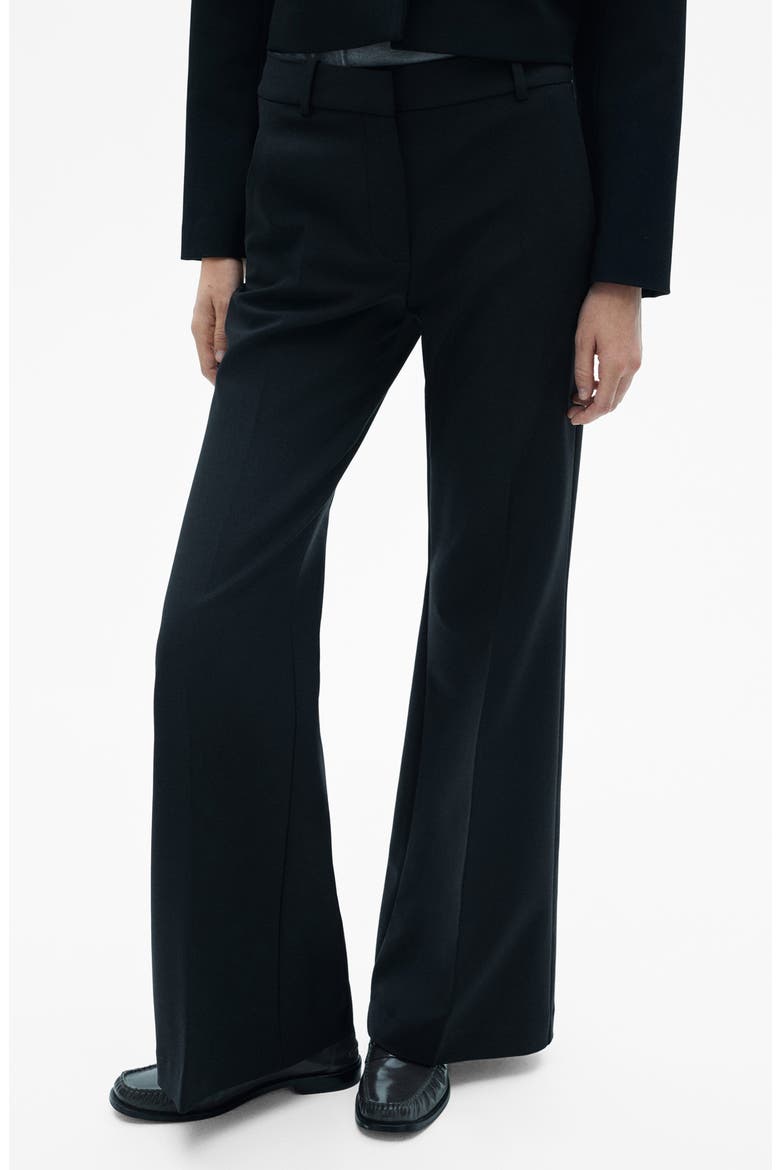 Flare Pants, Main, color, BLACK