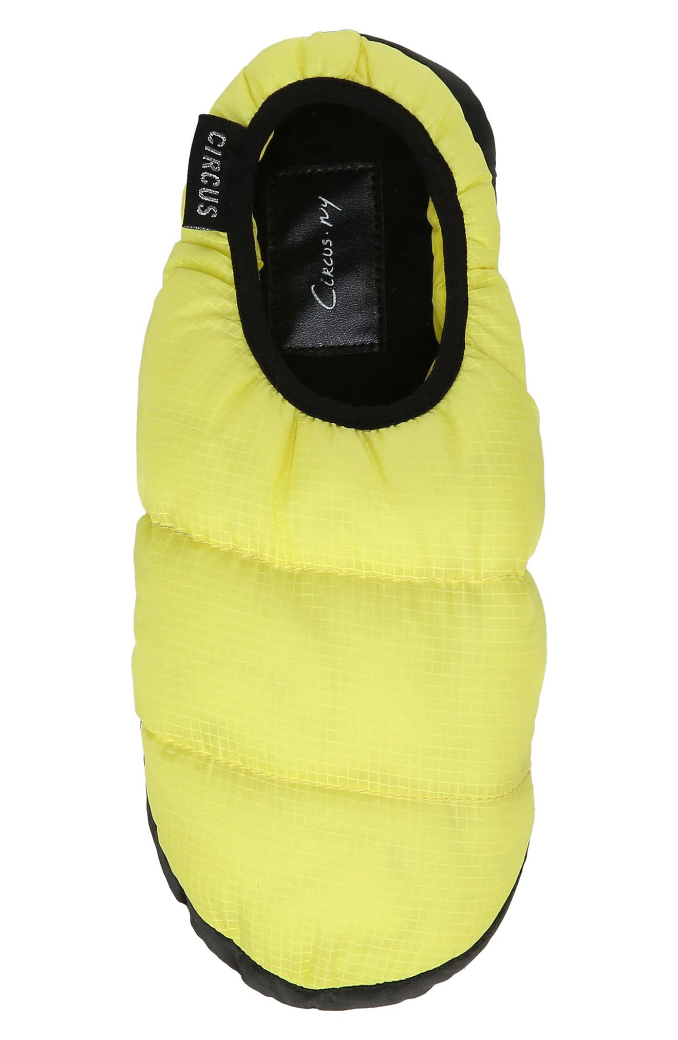 Circus by Sam Edelman Hollin Quilted Puffer Slipper, Alternate, color, YELLOW NYLON
