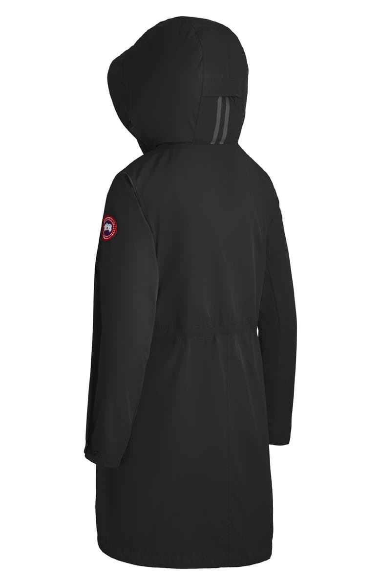 Canada Goose Belcarra Water Resistant Hooded Jacket, Alternate, color, Black - Noir