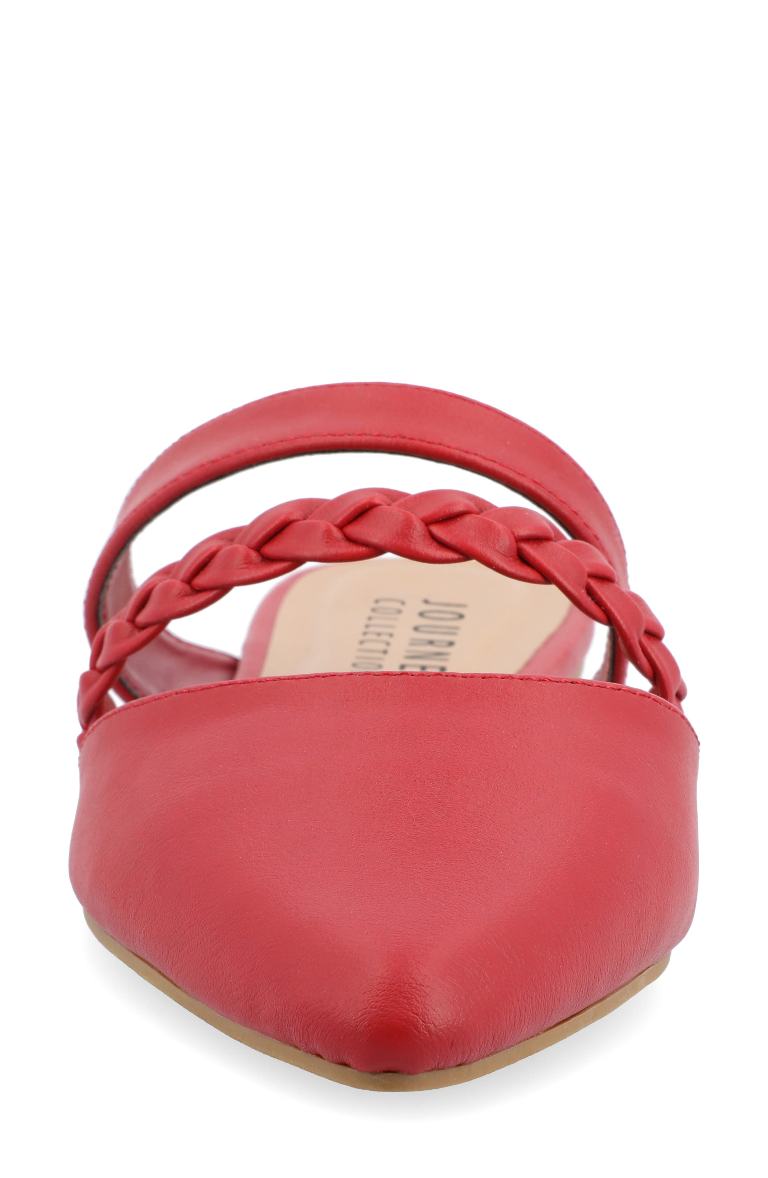 Olivea Mule - Narrow Width, Alternate, color, RED