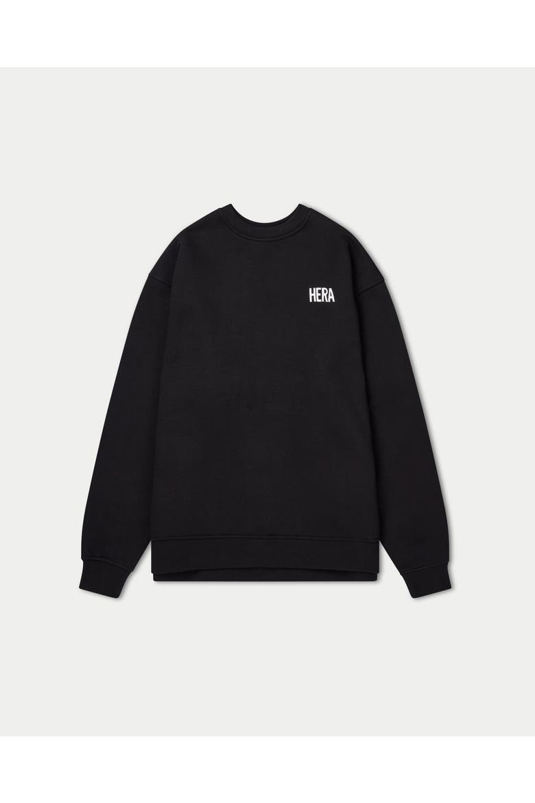 Staple Relaxed Fit Crew Neck Sweatshirt, Alternate, color, Black