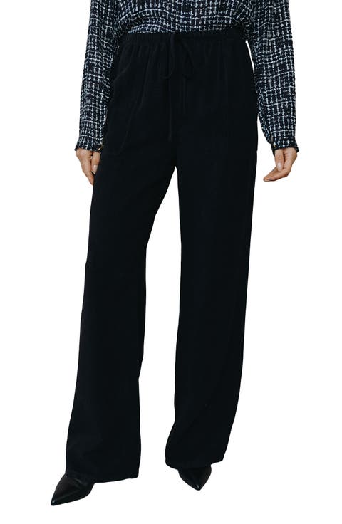 Kylie Drawstring Wide Leg Pants