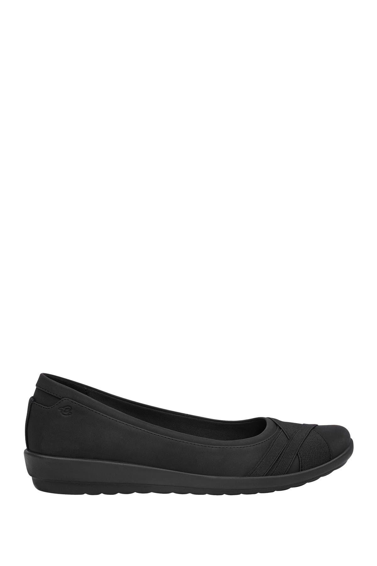 Easy Spirit Acasia Criss-Cross Flat - Wide Width Available, Alternate, color, 