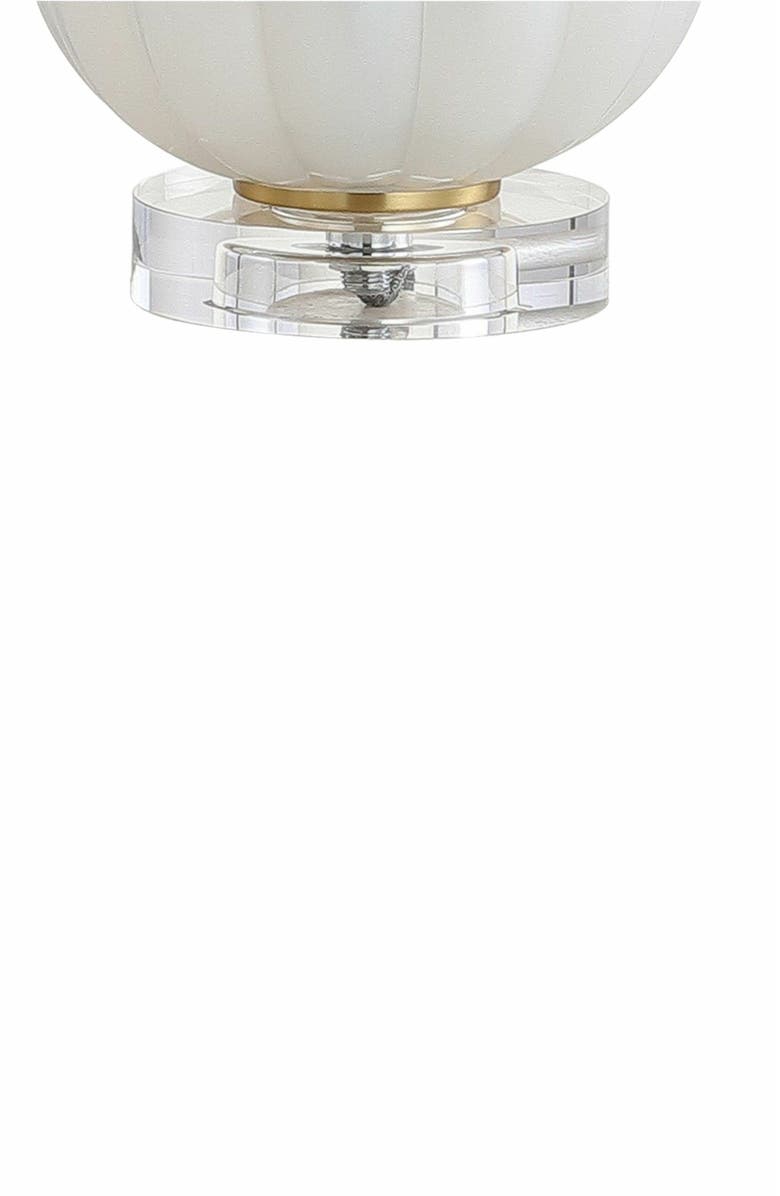 JONATHAN Y Pearl Glass/Crystal LED Table Lamp, Alternate, color, White