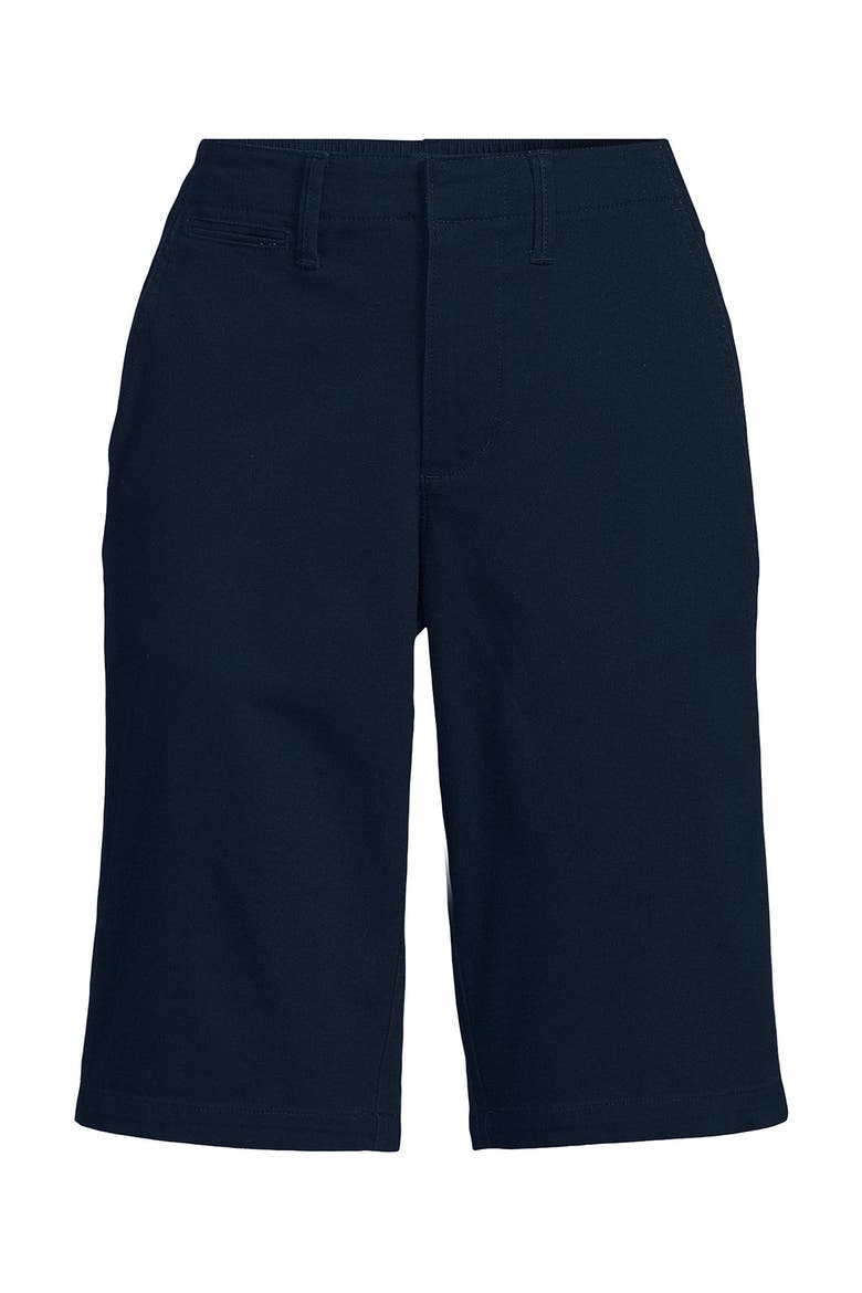 Elastic Back Classic 12" Chino Shorts, Alternate, color, Radiant Navy