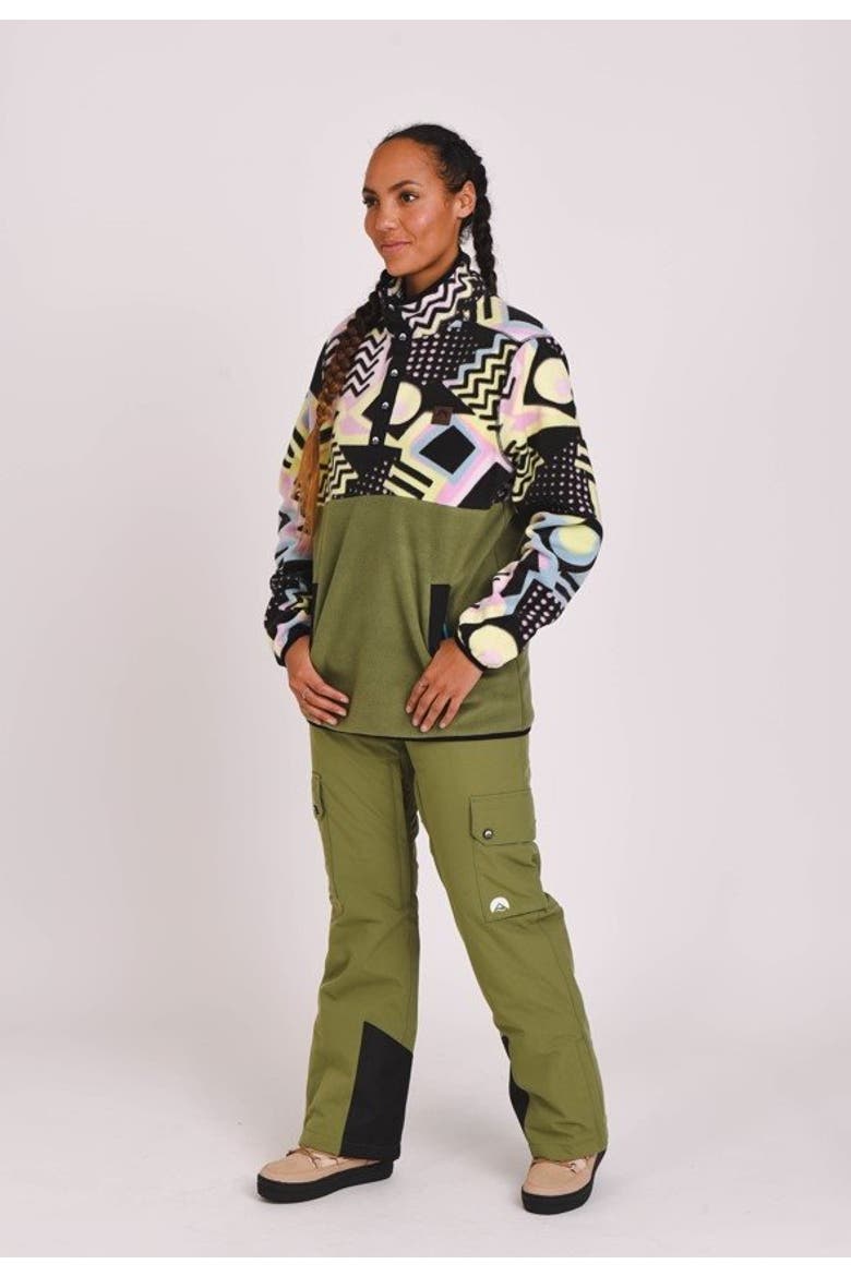 Saved By The Bell Fleece Khaki - Women's, Alternate, color, KHAKI