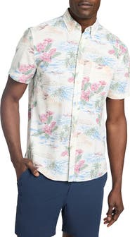 Faherty Breeze Short Sleeve Button-Down Shirt