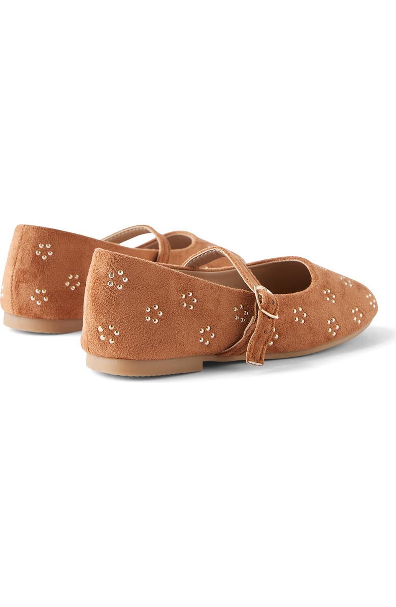 Cotton On Kids Kid's Olivia Ballet Flat, Alternate, color, Tan Studded