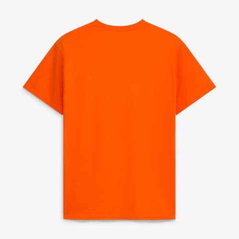 Men's Champion  Orange New York Knicks Jersey T-Shirt