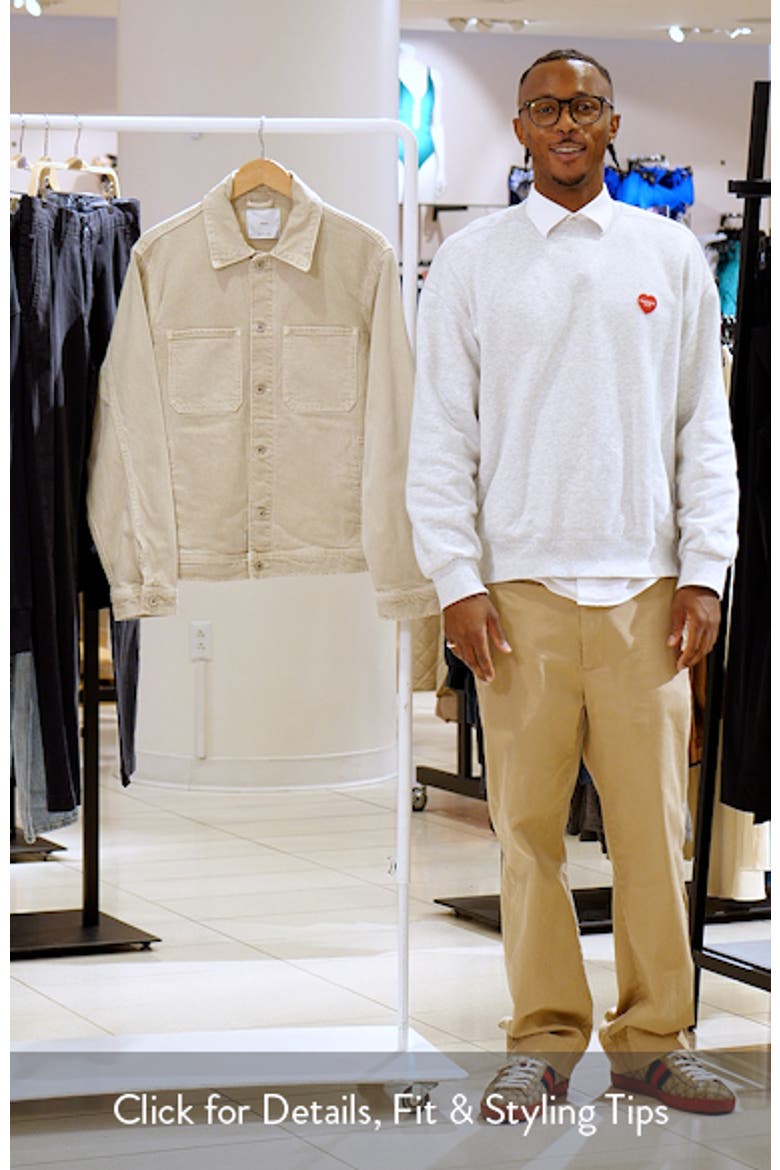 Slim Fit Denim Workwear Jacket video