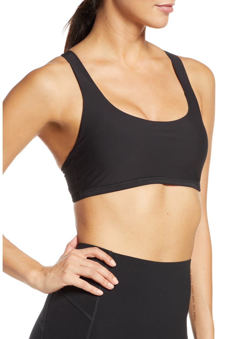 Low Impact Sports Bra, Alternate, color, BLACK