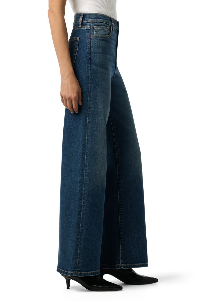 High Waist Wide Leg Jeans, Alternate, color, FIORELLA