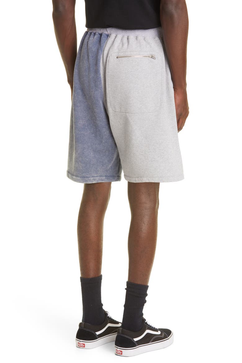 OD Coloblock Fleece Shorts, Alternate, color, NAVY/ GREY