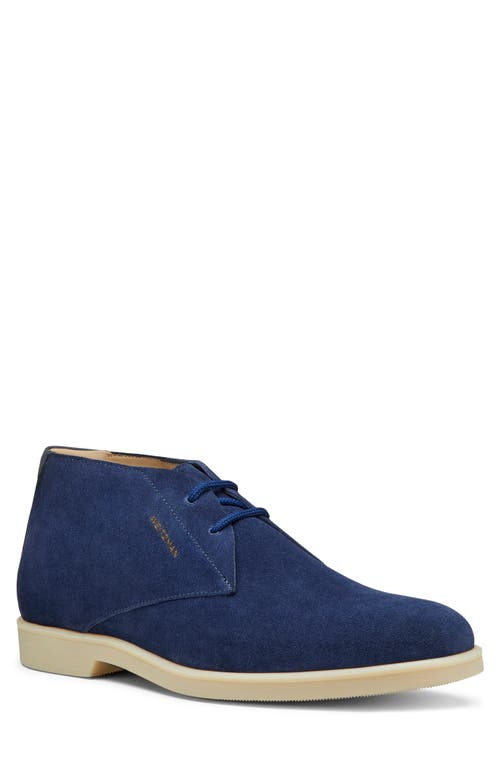 Stuart Weitzman Men's Austin Suede Chukka Boots In Navy.