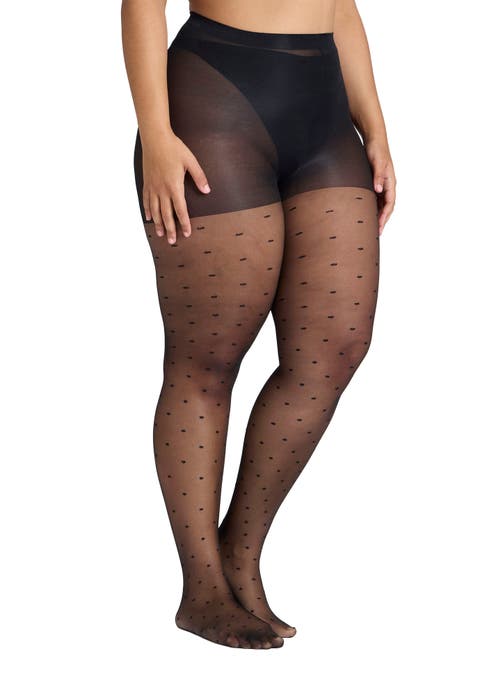 Diamond Dot Sheer Tights (Plus Available)