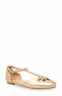 CHASE AND CHLOE Fergie T-Strap Ballerina Flat