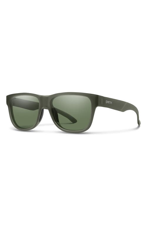 Smith Lowdown Slim 2 53mm Chromapop™ Square Sunglasses In Green
