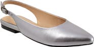 Trotters Evelyn Pointed Toe Slingback Flat - Multiple Widths Available