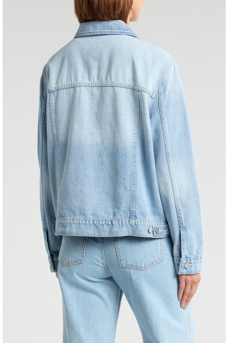 Mack Oversize Denim Jacket, Alternate, color, PALISADE
