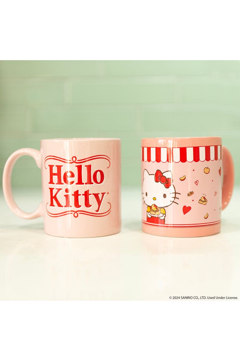 Hello Kitty Single Cup Coffee Maker Gift Set with 2 Mugs, Alternate, color, None