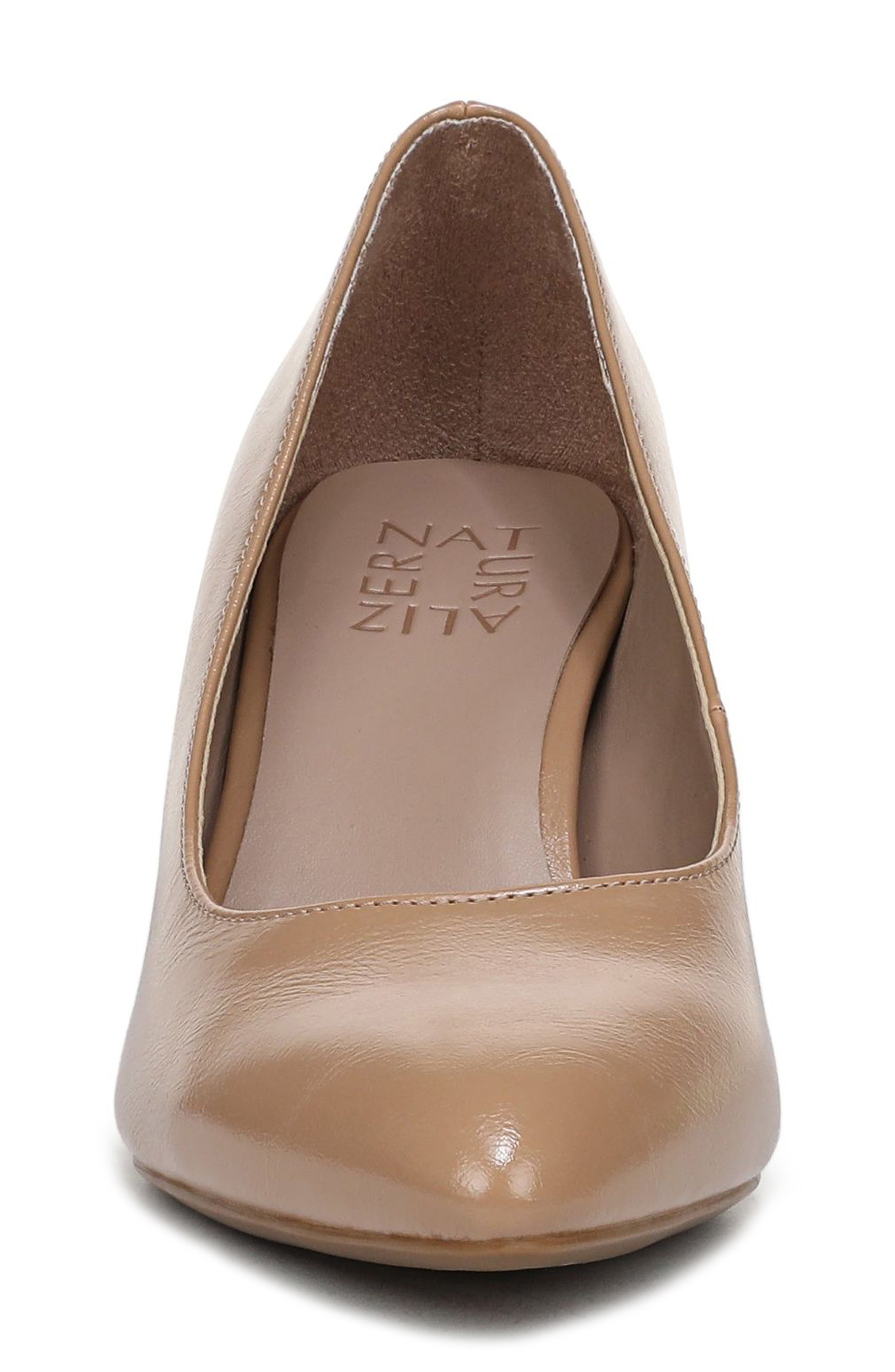 Flora Pump, Alternate, color, TAUPE FAUX LEATHER