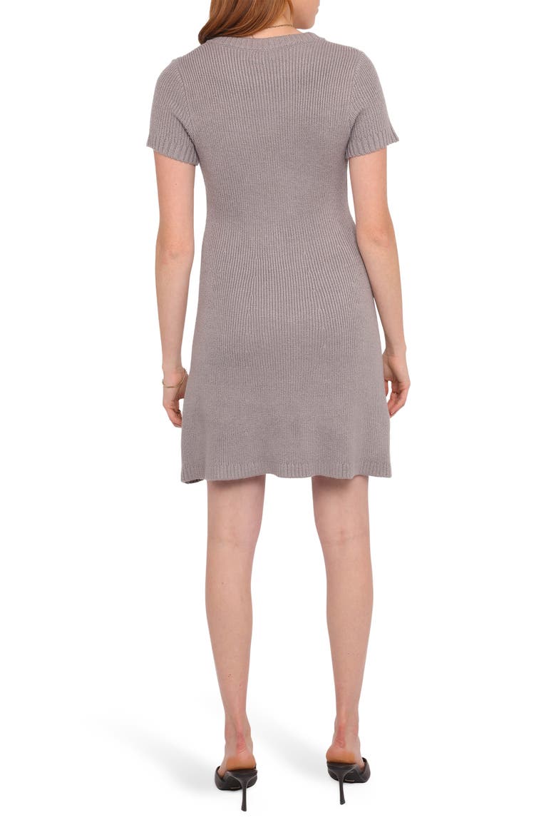 Jaxon Mini Sweater Dress, Alternate, color, GREY
