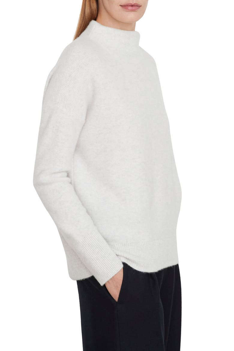 Boiled Cashmere Funnel Neck Pullover, Main, color, H PALE IRIS