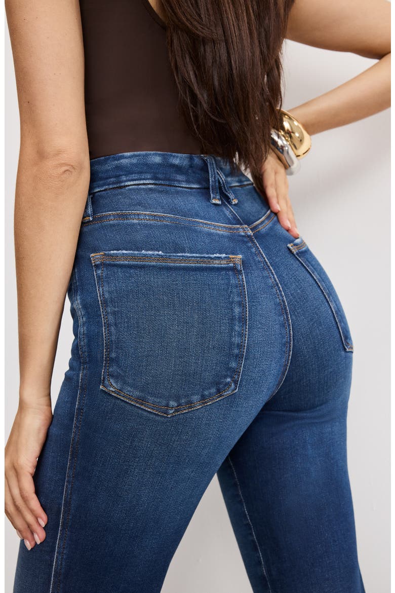 Good Curve Straight Leg Jeans, Alternate, color, INDIGO989