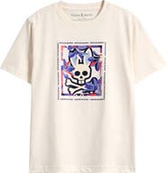 Psycho Bunny Kids' Florian Cotton Graphic T-Shirt