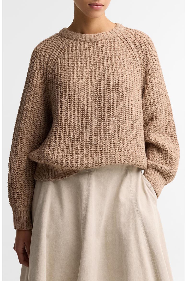 Alderney Fleck Sweater, Main, color, WARM TRENCH