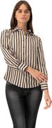 IVONNE Classic Striped Long Sleeve Shirt