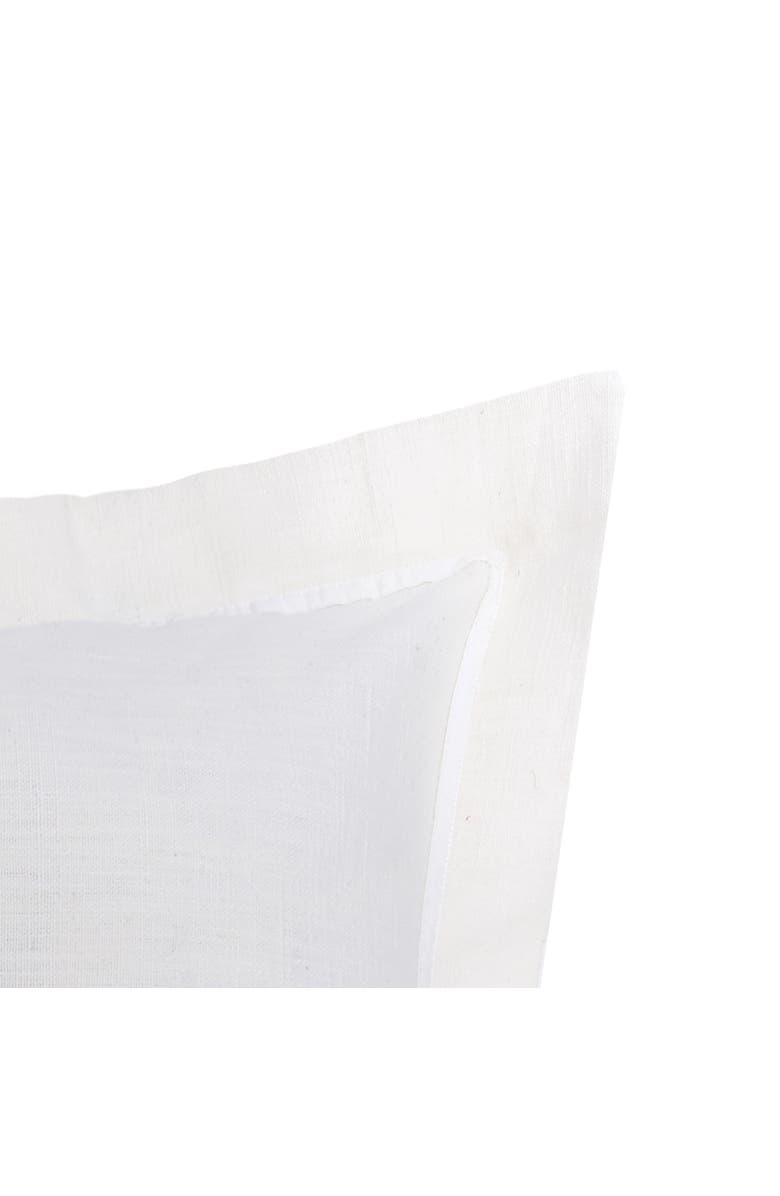 C&F Home Frost Flange Christmas Throw Pillow, 18" x 18", Alternate, color, White