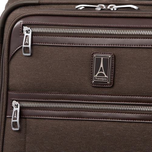 Travelpro Platinum Elite Softside Expandable Carry-on 22-inch 2 Wheel Upright Luggage In Rich Espresso