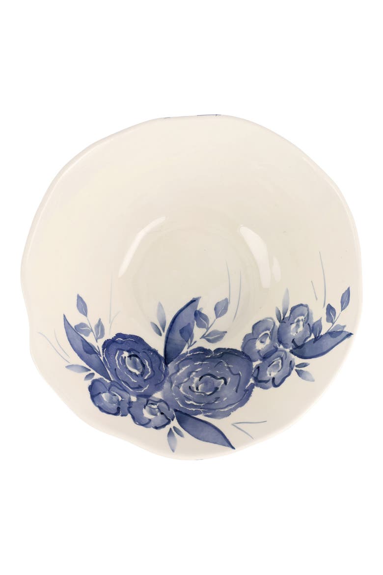 Camellia Deep Serving Bowl, Alternate, color, BLUE