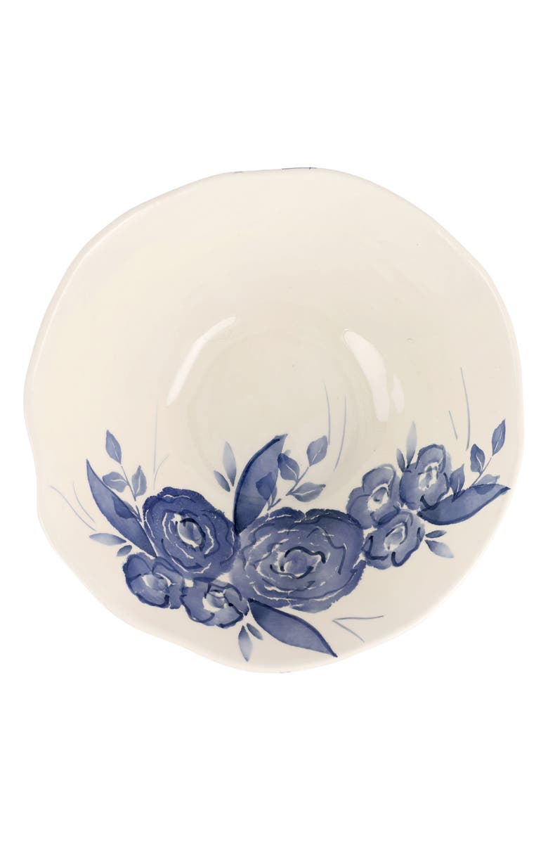 VIETRI Camellia Deep Serving Bowl, Alternate, color, Blue