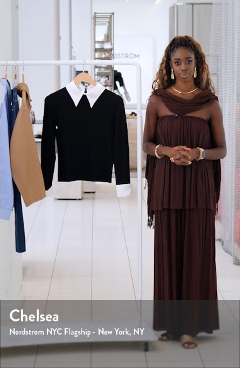 Porla Collared Wool Sweater, sales video thumbnail