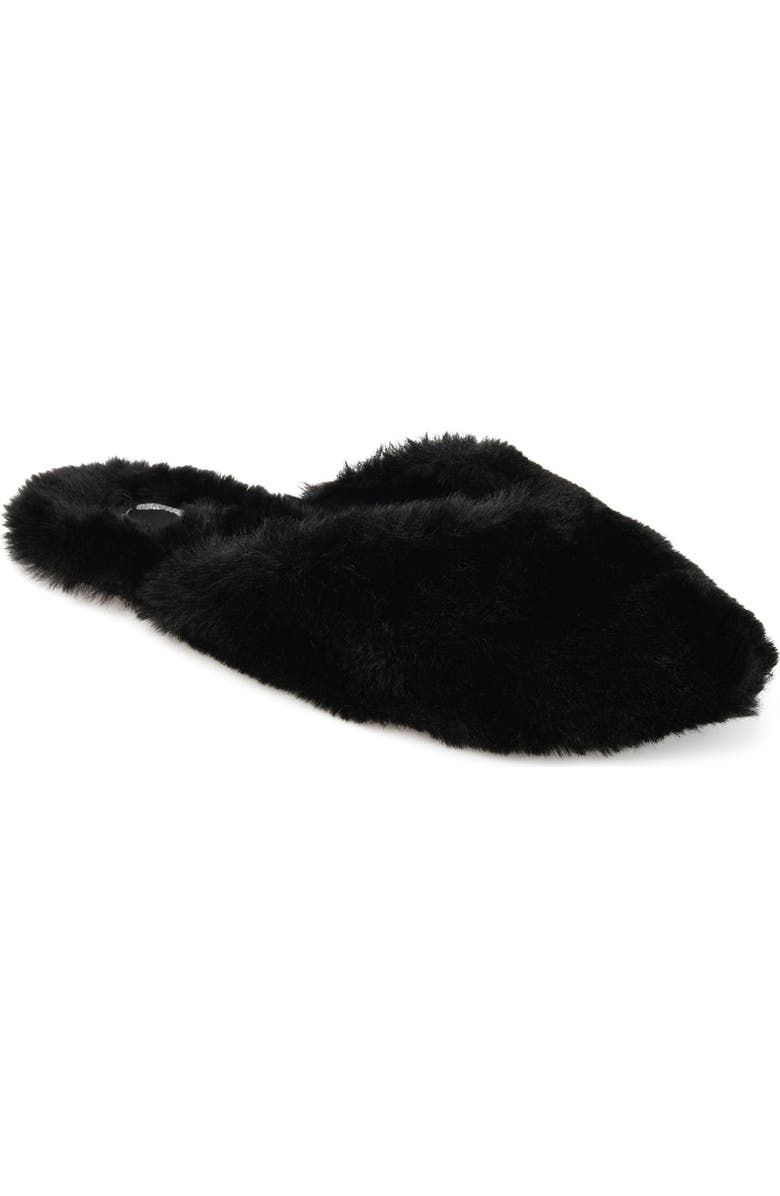 Journee Collection JOURNEE Sundown Faux Fur Slipper, Main, color,