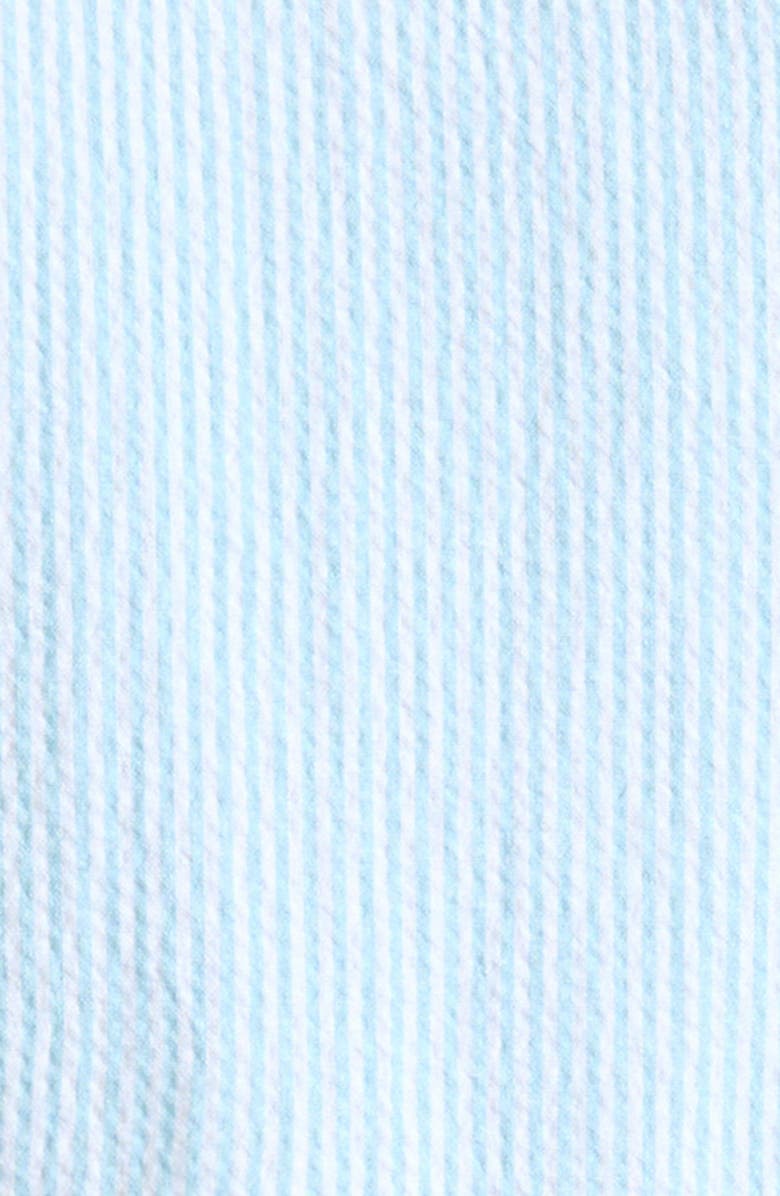 ICECREAM Kids' Conductor Stretch Seersucker Camp Shirt, Alternate, color, Crystal Blue