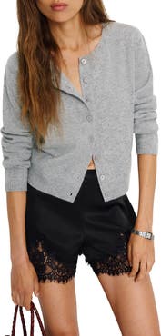 Reformation Clara Cashmere Crew Cardigan