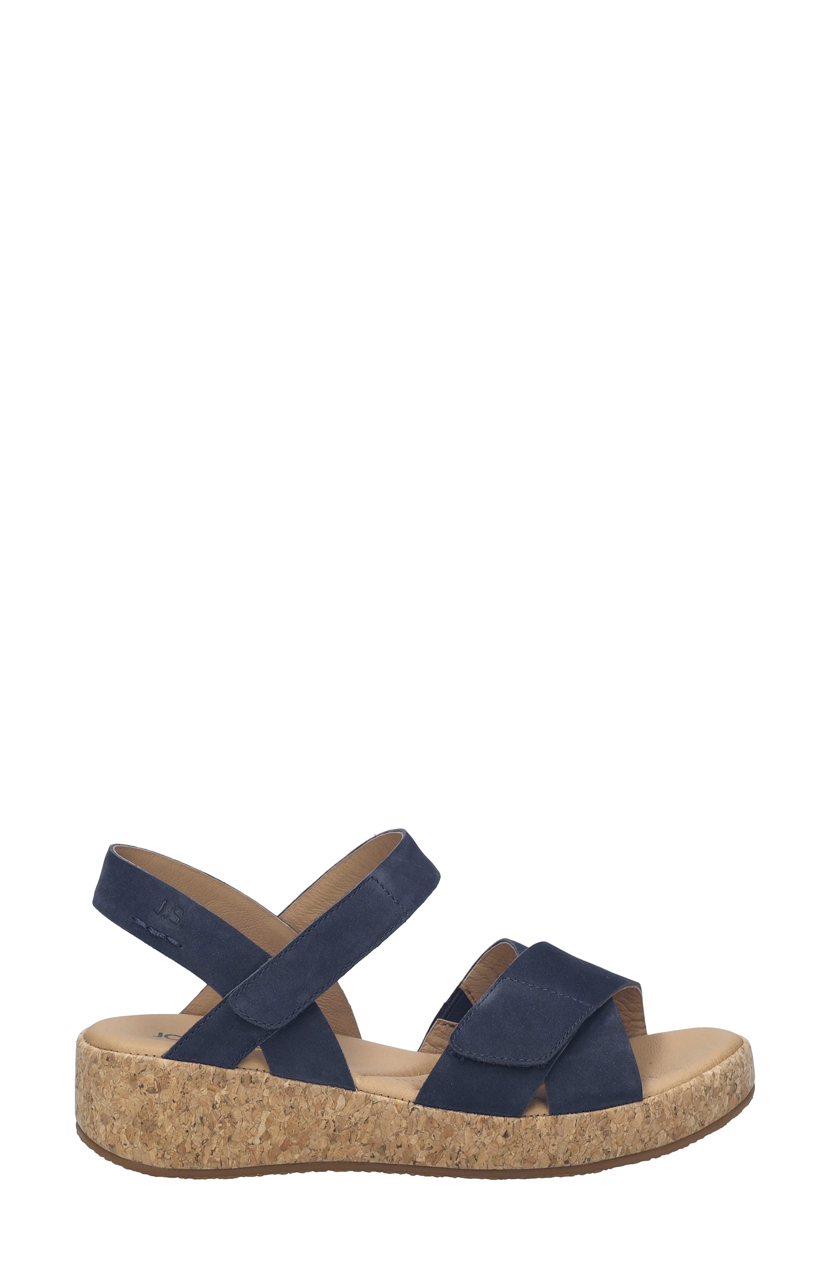 Evita 03 Slingback Platform Wedge Sandal, Alternate, color, OCEAN NUBUCK