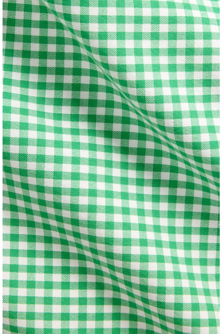 Gingham Classic Fit Oxford Button-Down Shirt, Alternate, color, 4338H SUMMER EMERALD/ WHITE