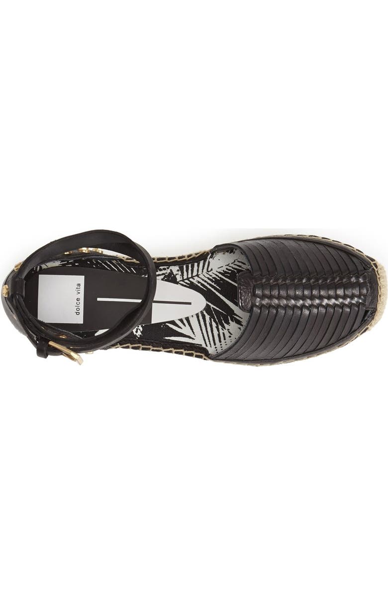 Dolce Vita 'Ceyla' Leather Ankle Strap Espadrille, Alternate, color,