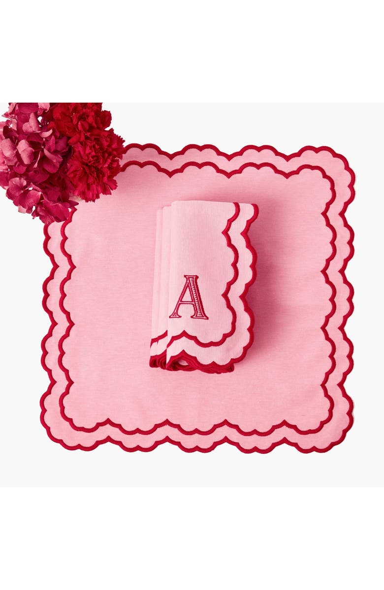Mrs. Alice Pink Carolina Napkins, Main, color, Pink